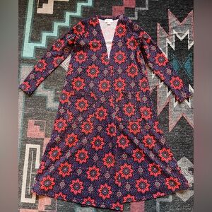 LulaRoe Floral Duster Cardigan XS